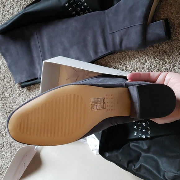 NIB WHBM suede gray over the knee boot sz 10 Zahra - Picture 3 of 10